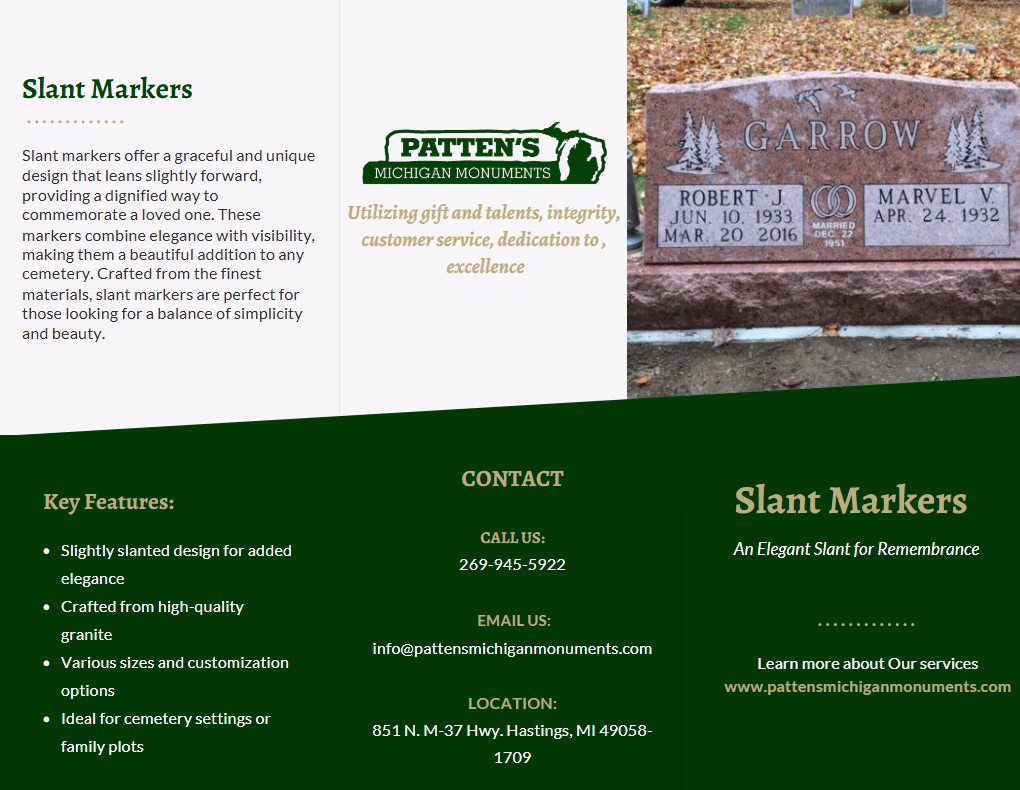 Slant Markers