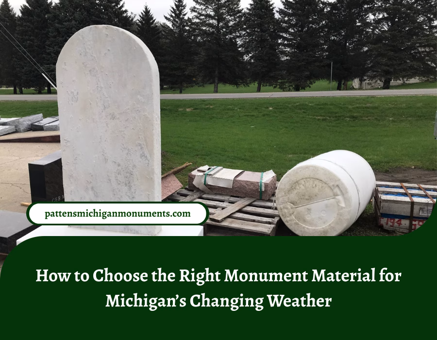 How to Choose the Right Monument Material for Michigans Changing Weather