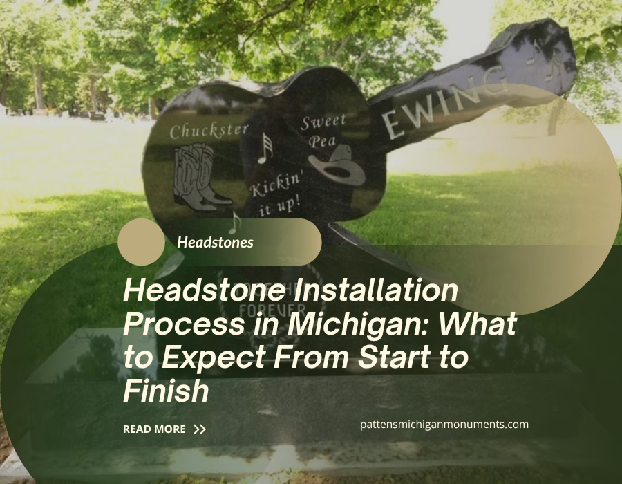 Headstone Installation Process