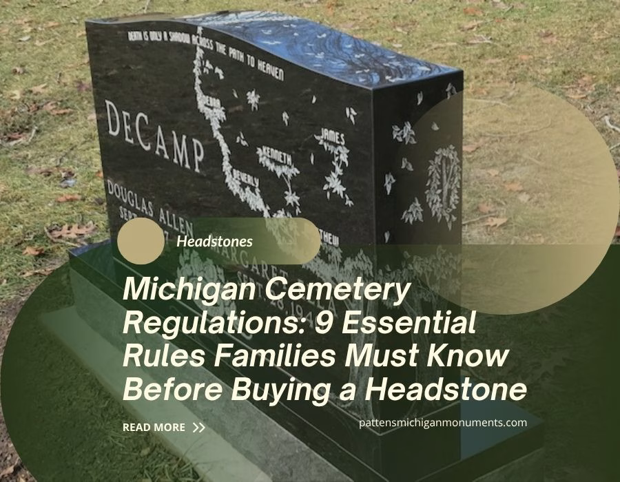 Michigan Cemetery Regulations