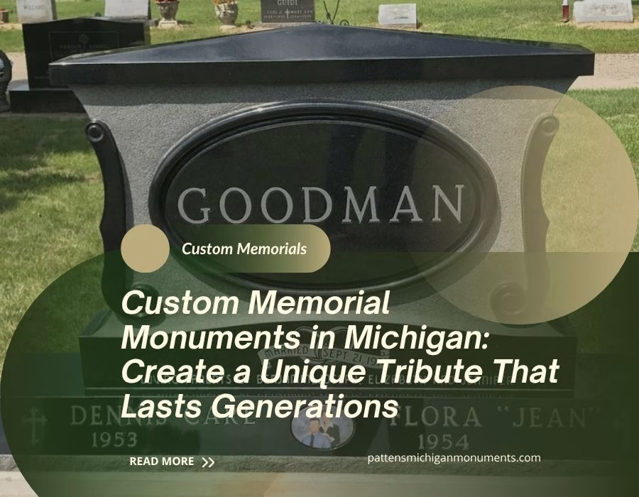 custom memorial monuments Michigan